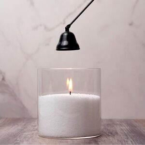 Pearled wax candle 33lbs white color